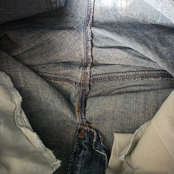 Ann Taylor LOFT Petites Flare Leg Jeans Medium Wash Blue Denim 6P 133467 - Picture 10 of 10